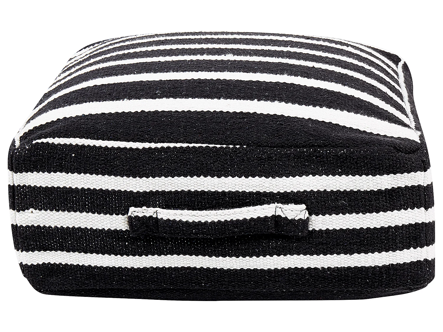 Pouf SETTAT Coton Noir