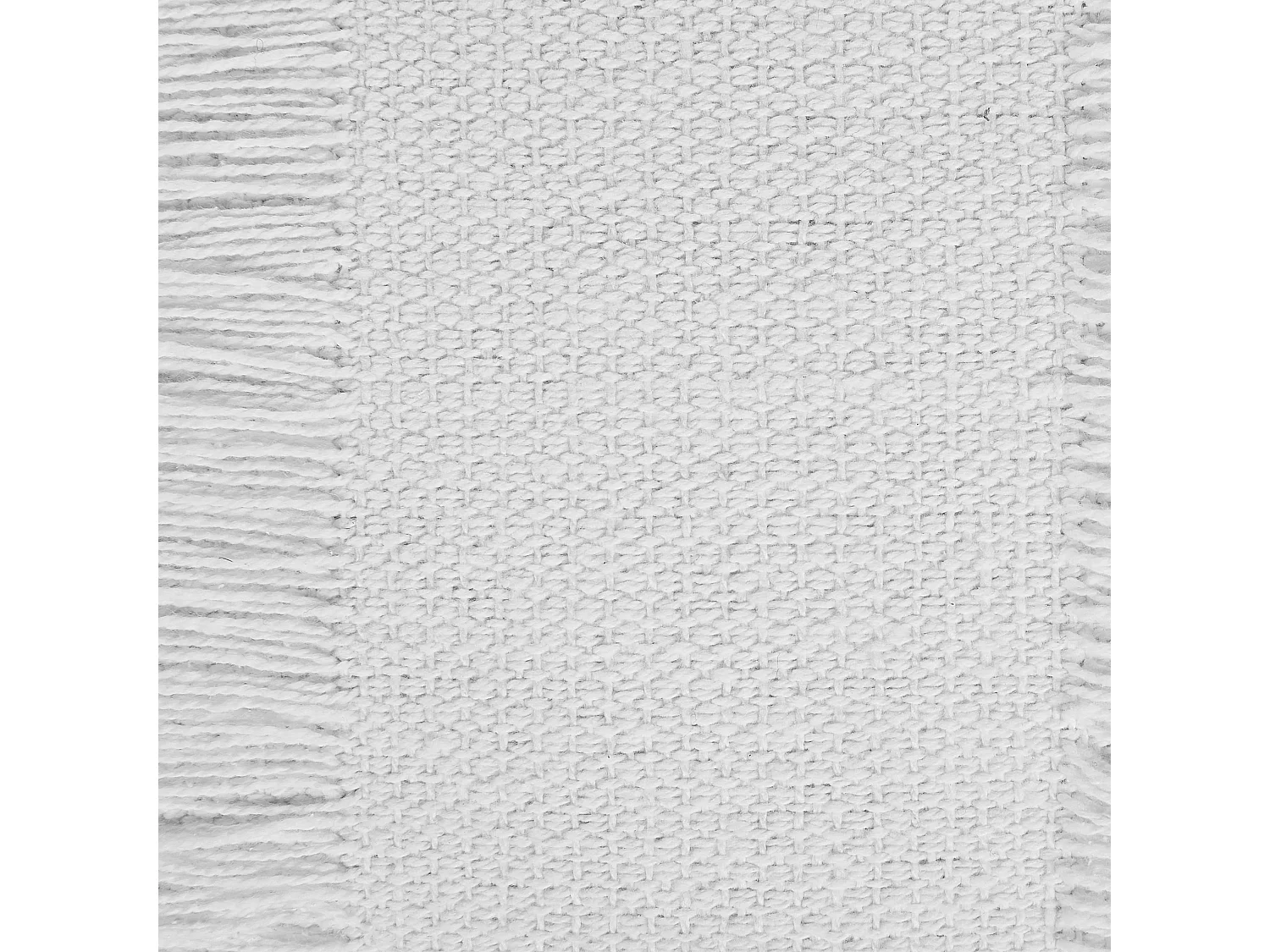 Pouf OULAD Baumwolle Weiss 50 cm 50 cm 20 cm