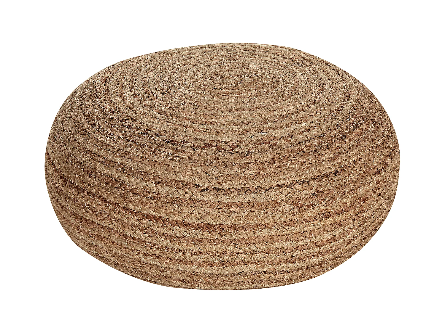 Natürlicher Pouf aus Jute beige ø 50 cm rund Tifelt
