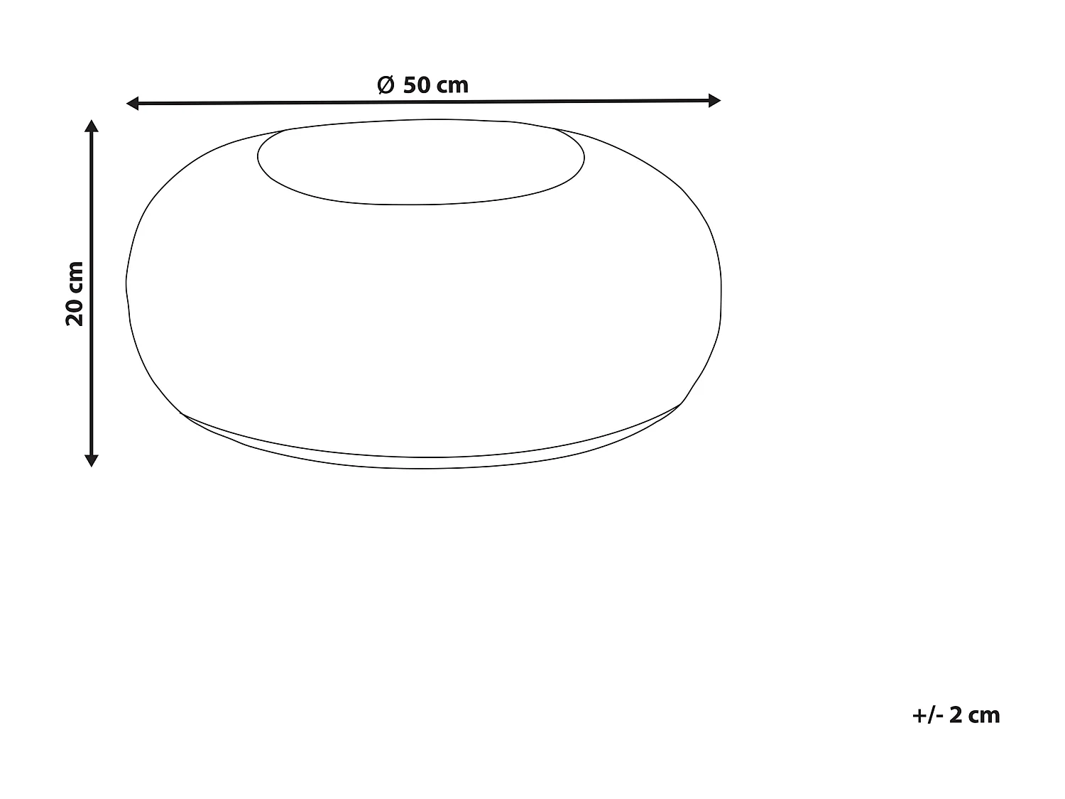 Pouf TIFELT Jute Beige