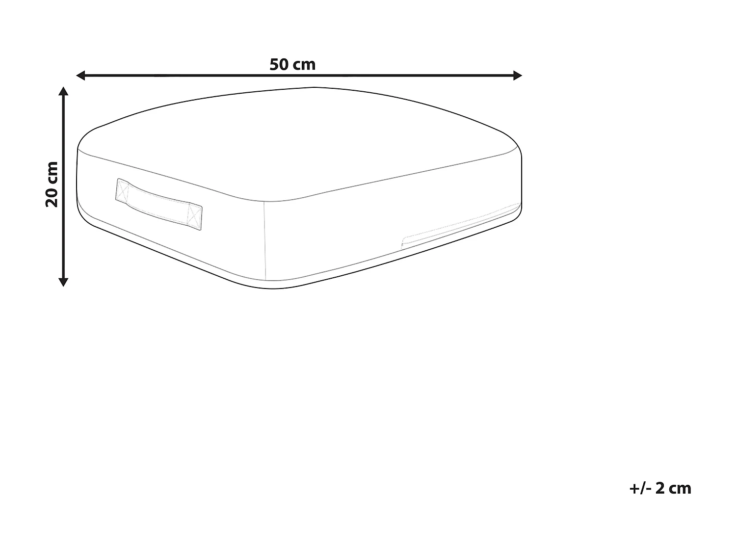 Pouf MELLAL Coton Multicolore