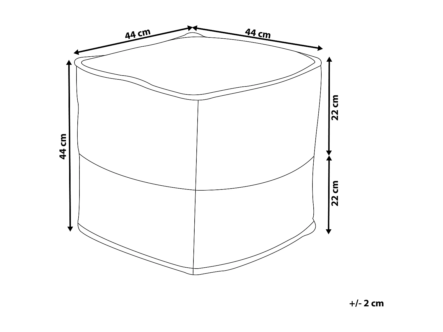 Pouf KIRAMA Jute Beige