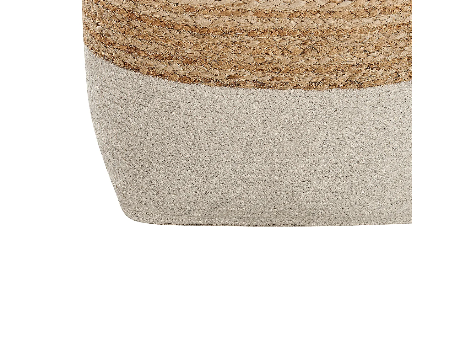 Poef KIRAMA Beige 44 cm 44 cm 44 cm