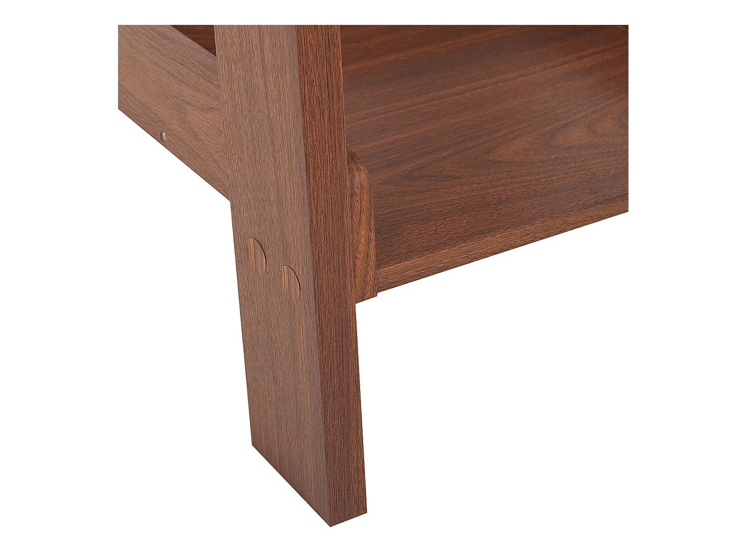 Estante com 5 prateleiras MOBILE TRIO 167 cm Castanho escuro