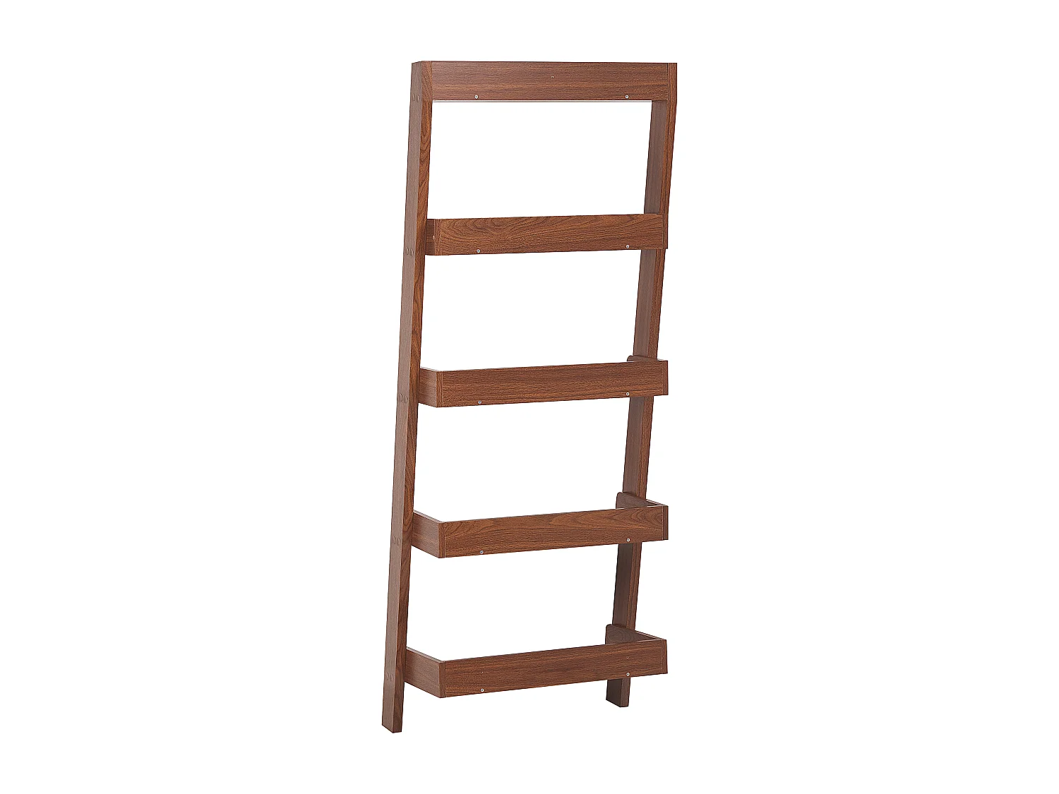 Estante com 5 prateleiras MOBILE TRIO 167 cm Castanho escuro