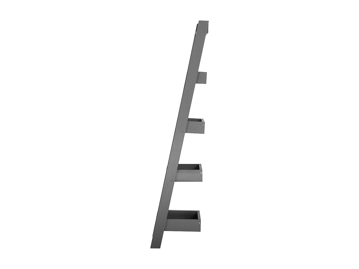 Bibliothèque 5 étagères MOBILE DUO 166 cm Gris