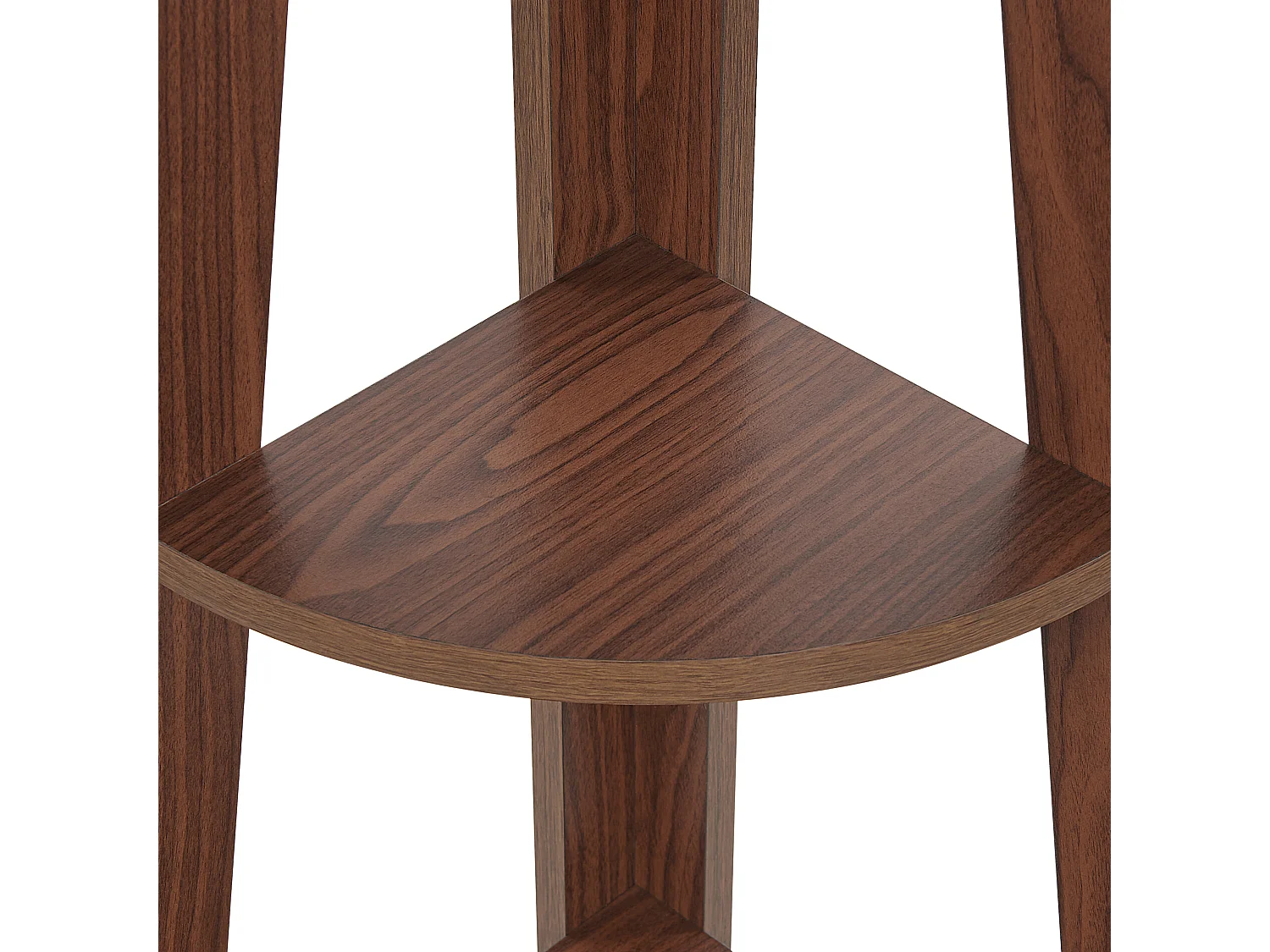 Bibliothèque d'angle à 5 étages MOBILE SOLO 175 cm Marron foncé