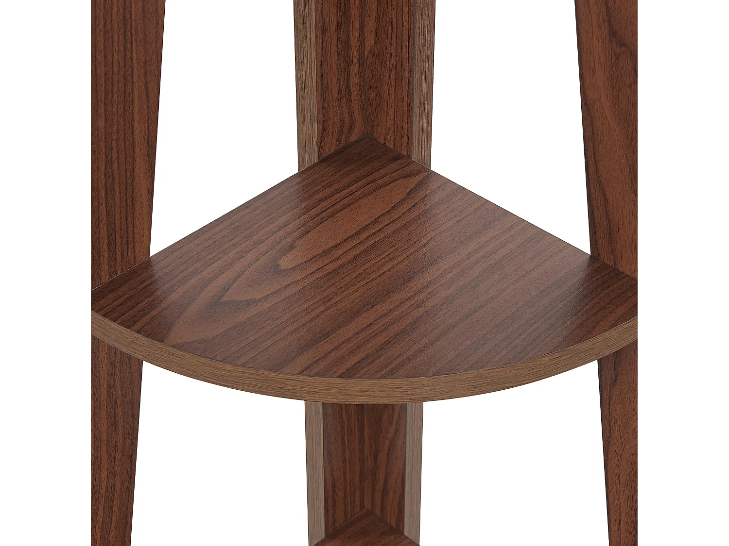 Bibliothèque d'angle à 5 étages MOBILE SOLO 175 cm Marron foncé