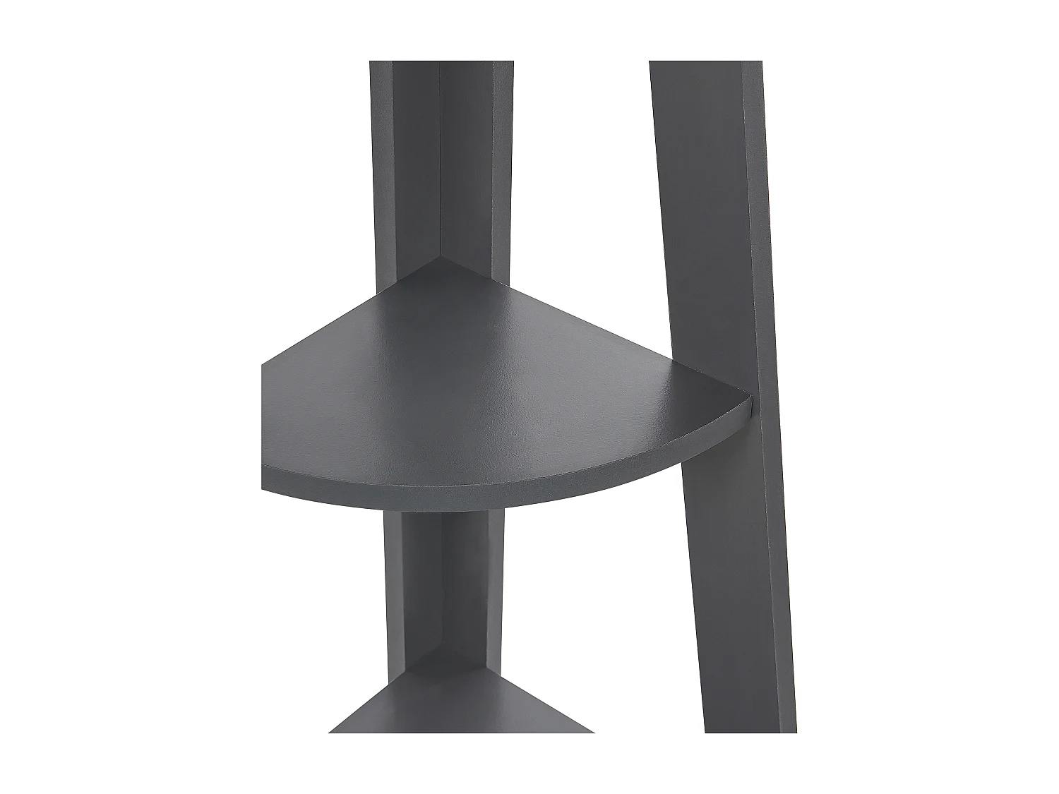 Bibliothèque d'angle à 5 étages MOBILE SOLO 175 cm Gris