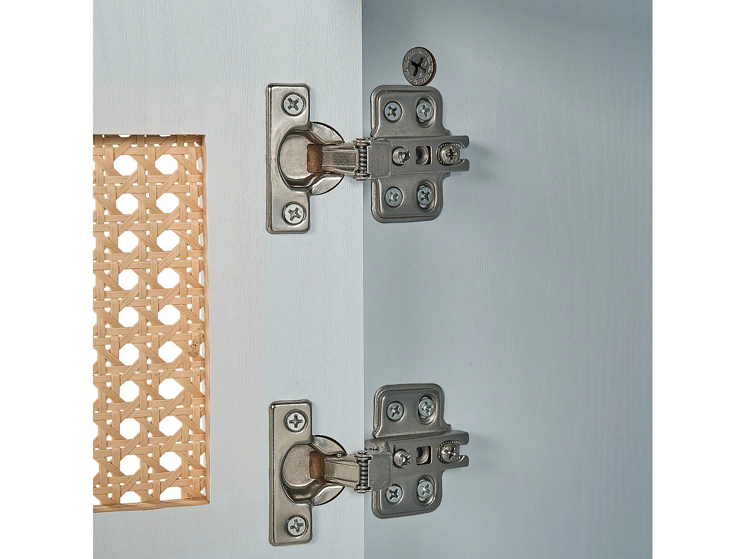 Meuble TV PARTON Blanc cassé