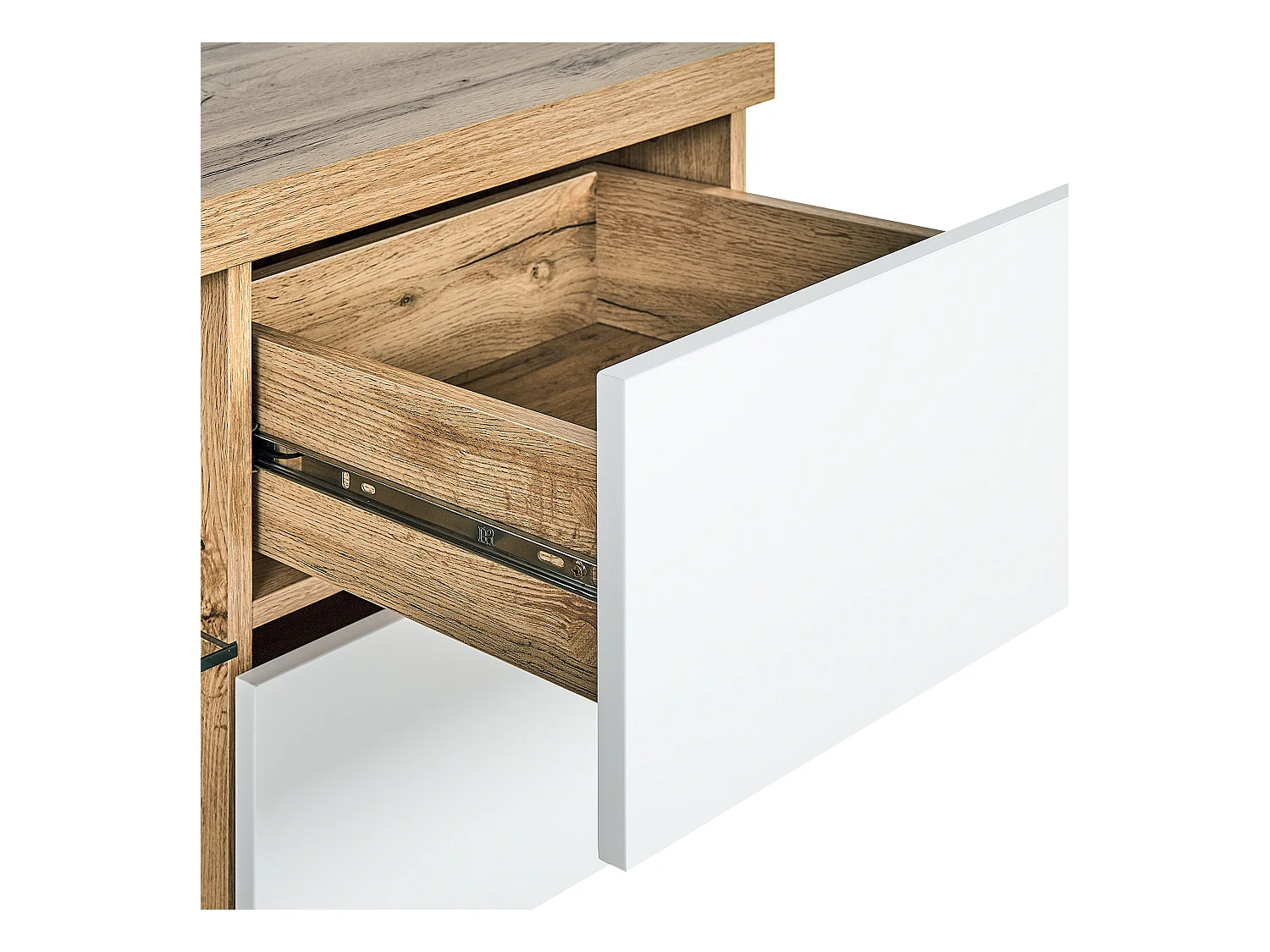 TV-meubel FARADA Bruin/wit