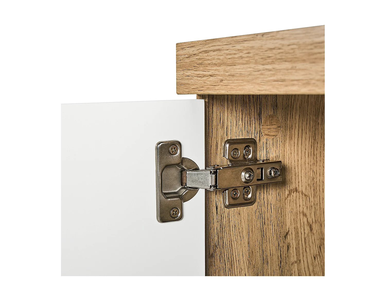 TV-meubel FARADA Bruin/wit