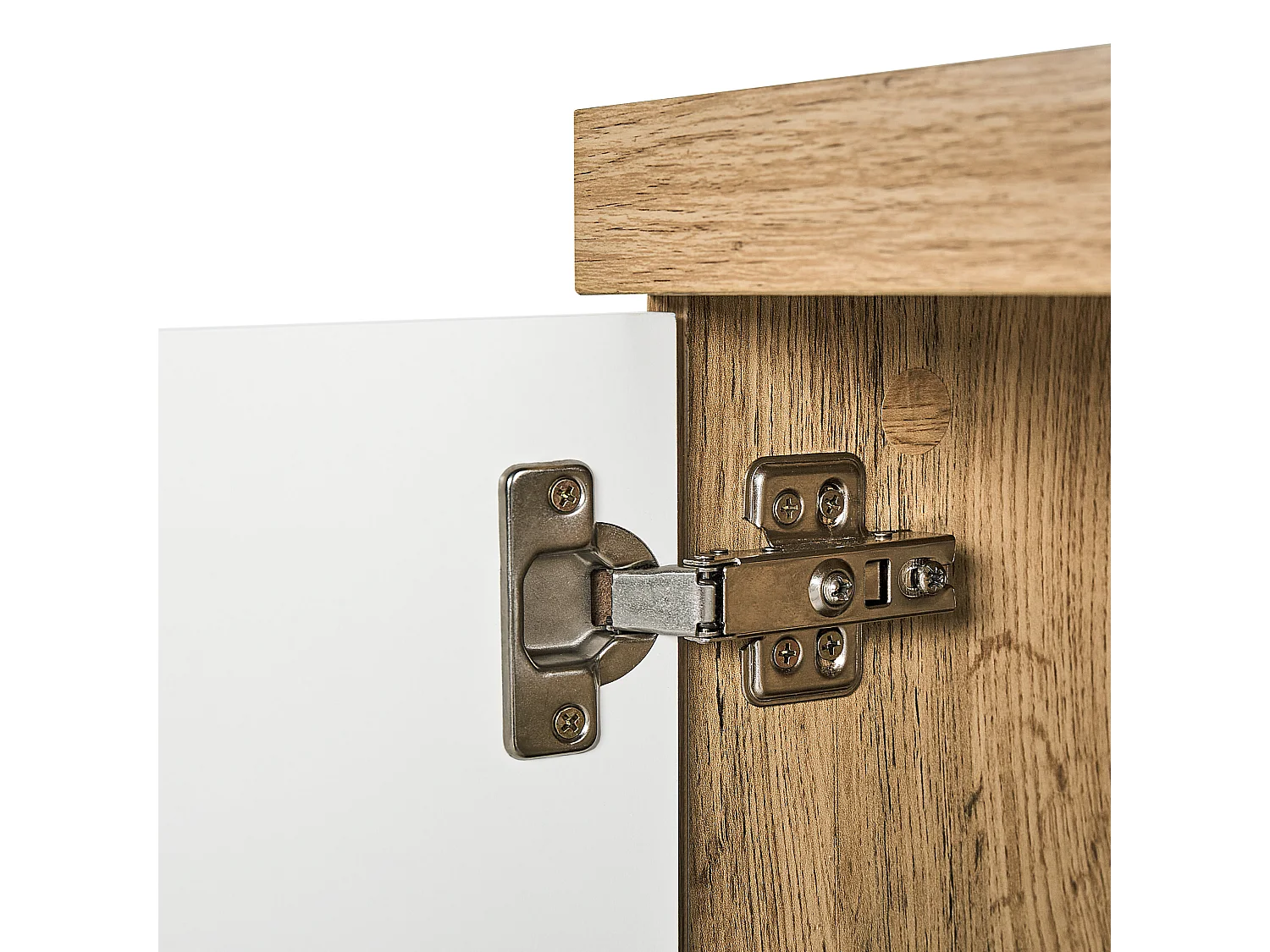 Meuble TV FARADA Marron/blanc