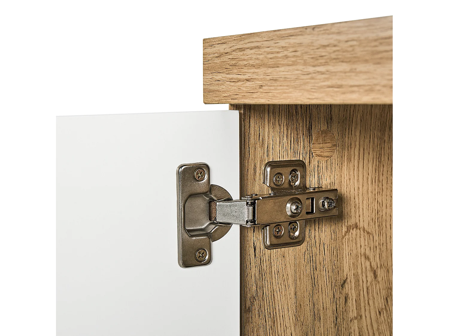 TV-meubel FARADA Bruin/wit