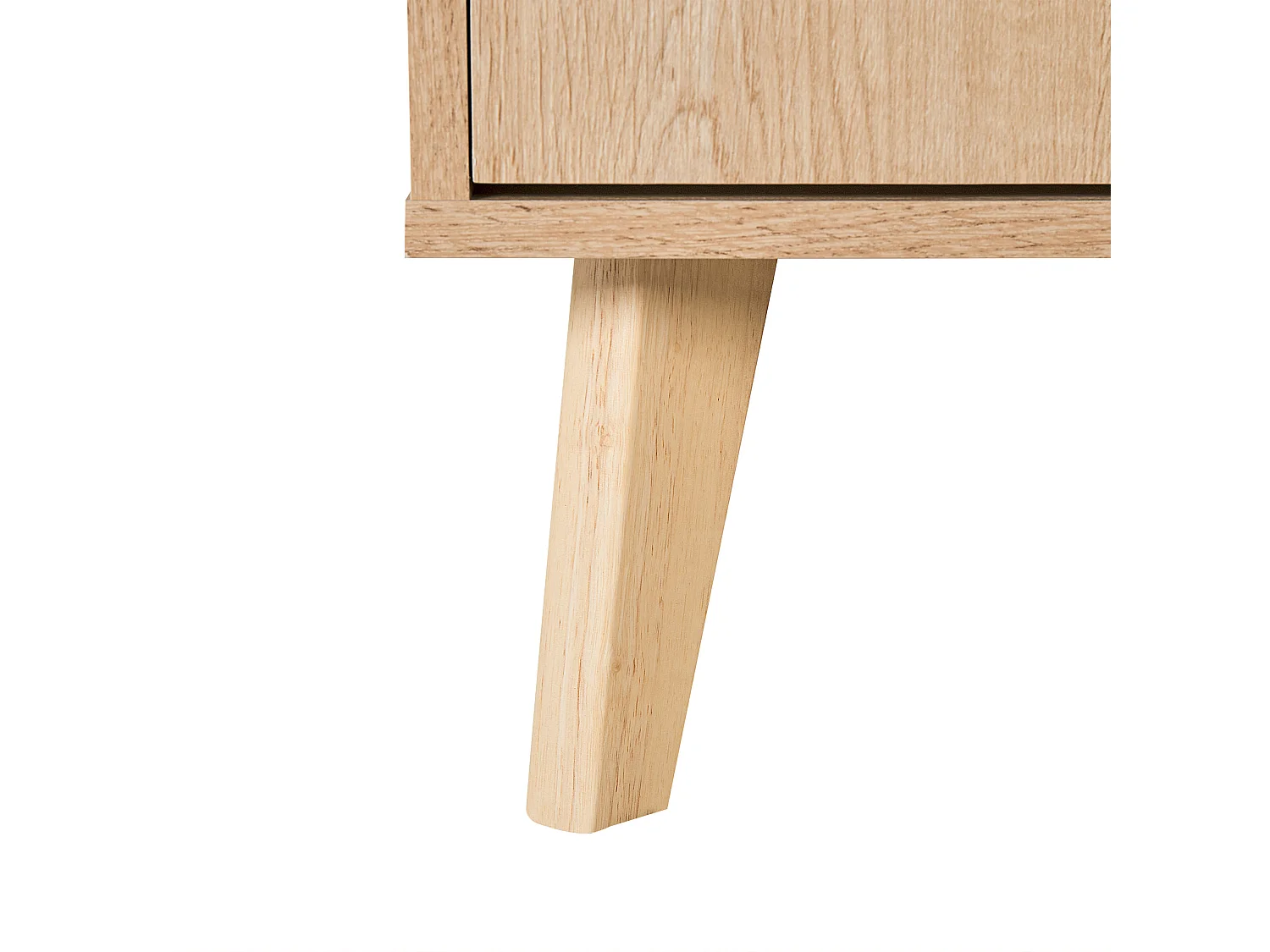 Meuble TV en MDF bois clair PARTON