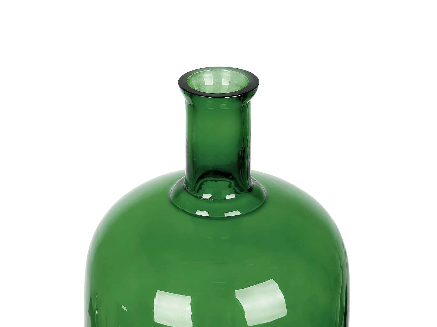 Bloemenvaas KORMA Glas 45 cm Smaragdgroen