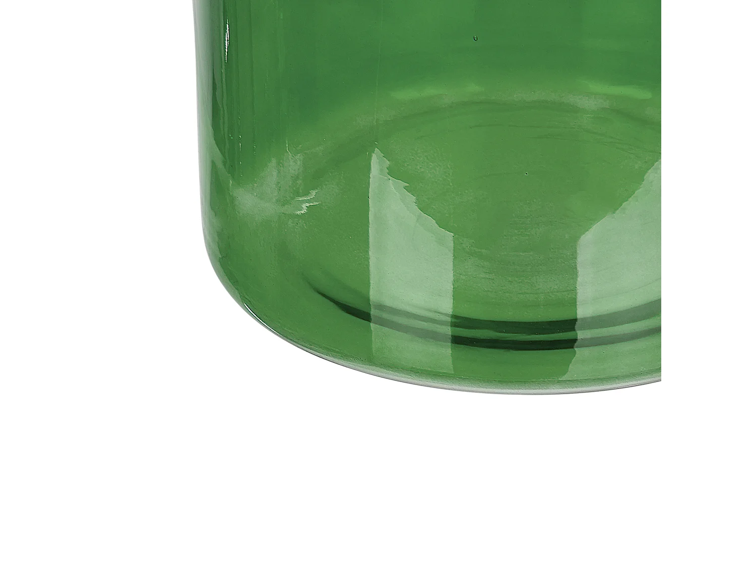 Bloemenvaas KORMA Glas 45 cm Smaragdgroen