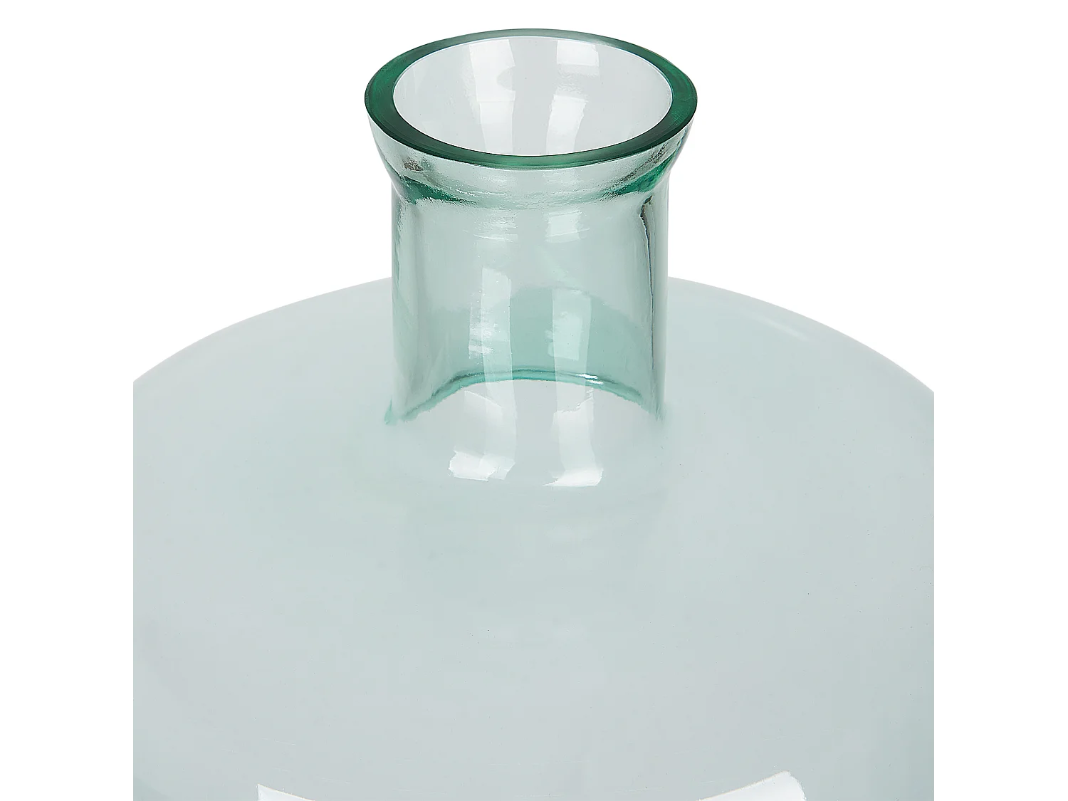 Wazon na kwiaty PAPADUM Szkło 70 cm Błękitny