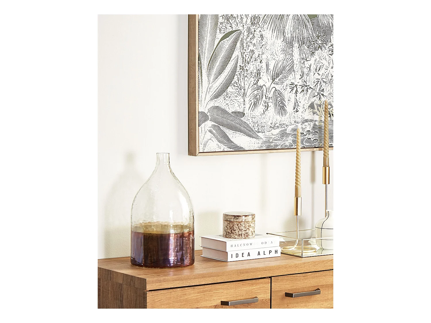 Bloemenvaas KULCHA Glas 36 cm Multicolor