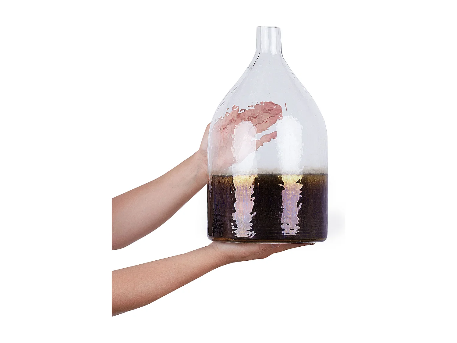 Vase à fleurs KULCHA Verre 36 cm Multicolore