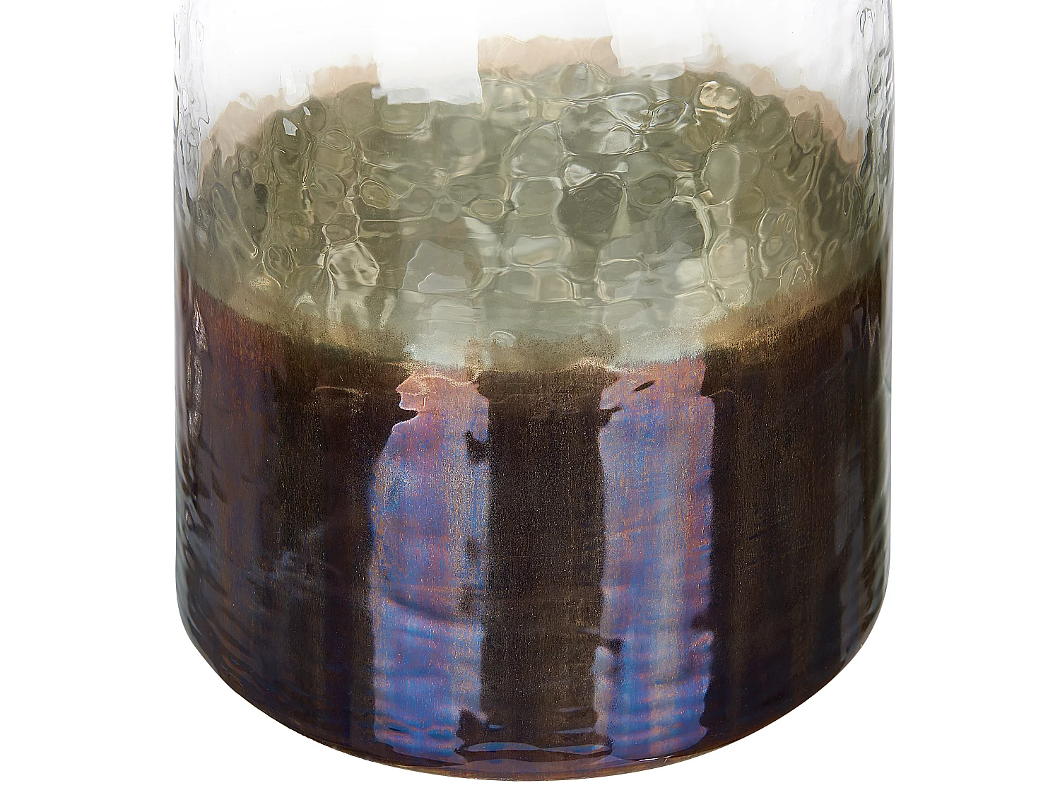 Blumenvase KULCHA Glas 36 cm Bunt