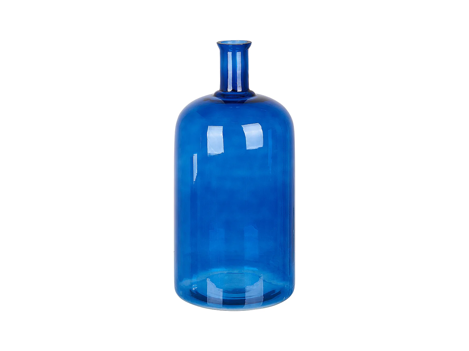 Vase à fleurs KORMA Verre 45 cm Bleu