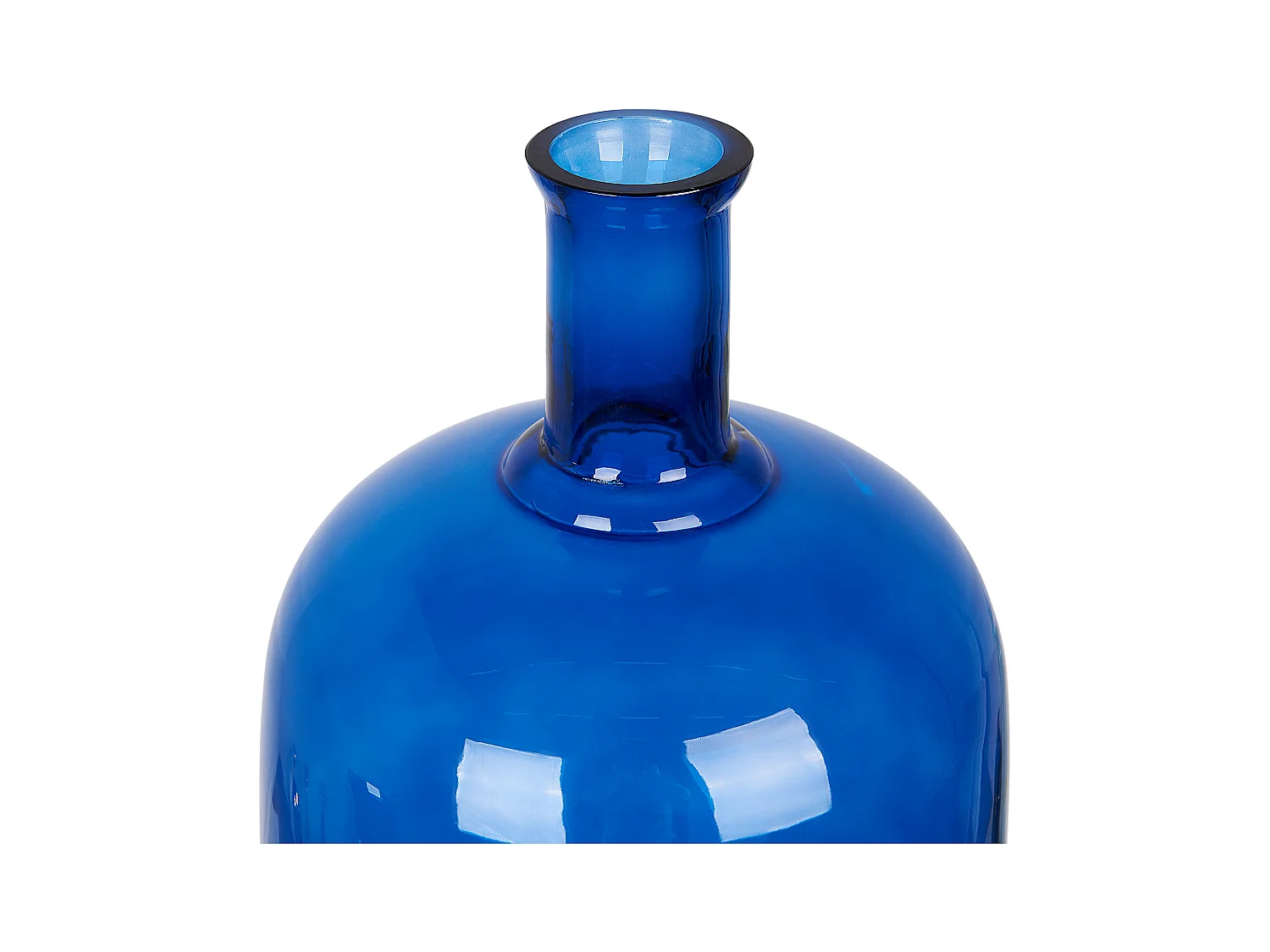 Vase à fleurs KORMA Verre 45 cm Bleu