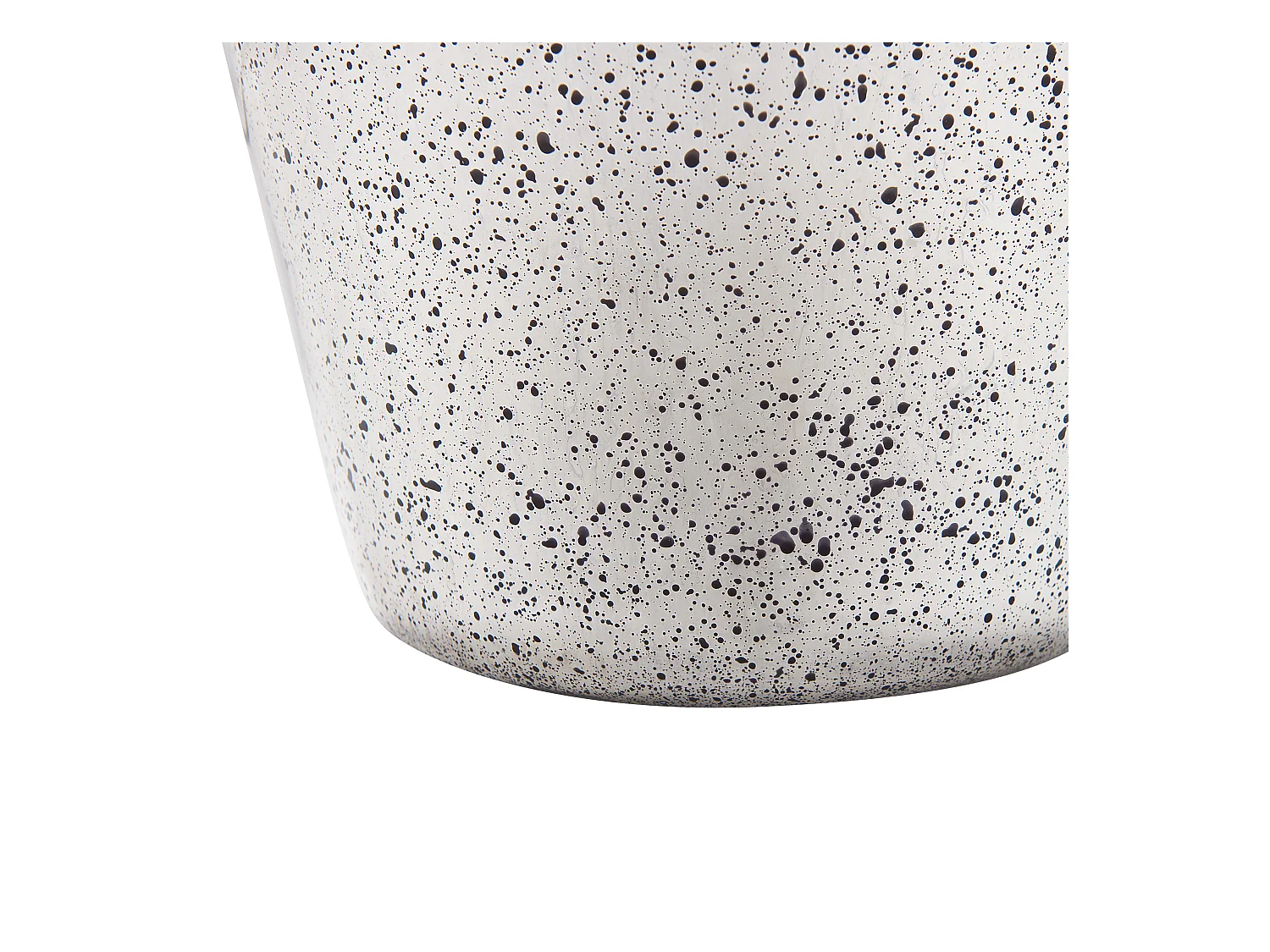 Vase à fleurs KACHORI Verre 40 cm Argenté