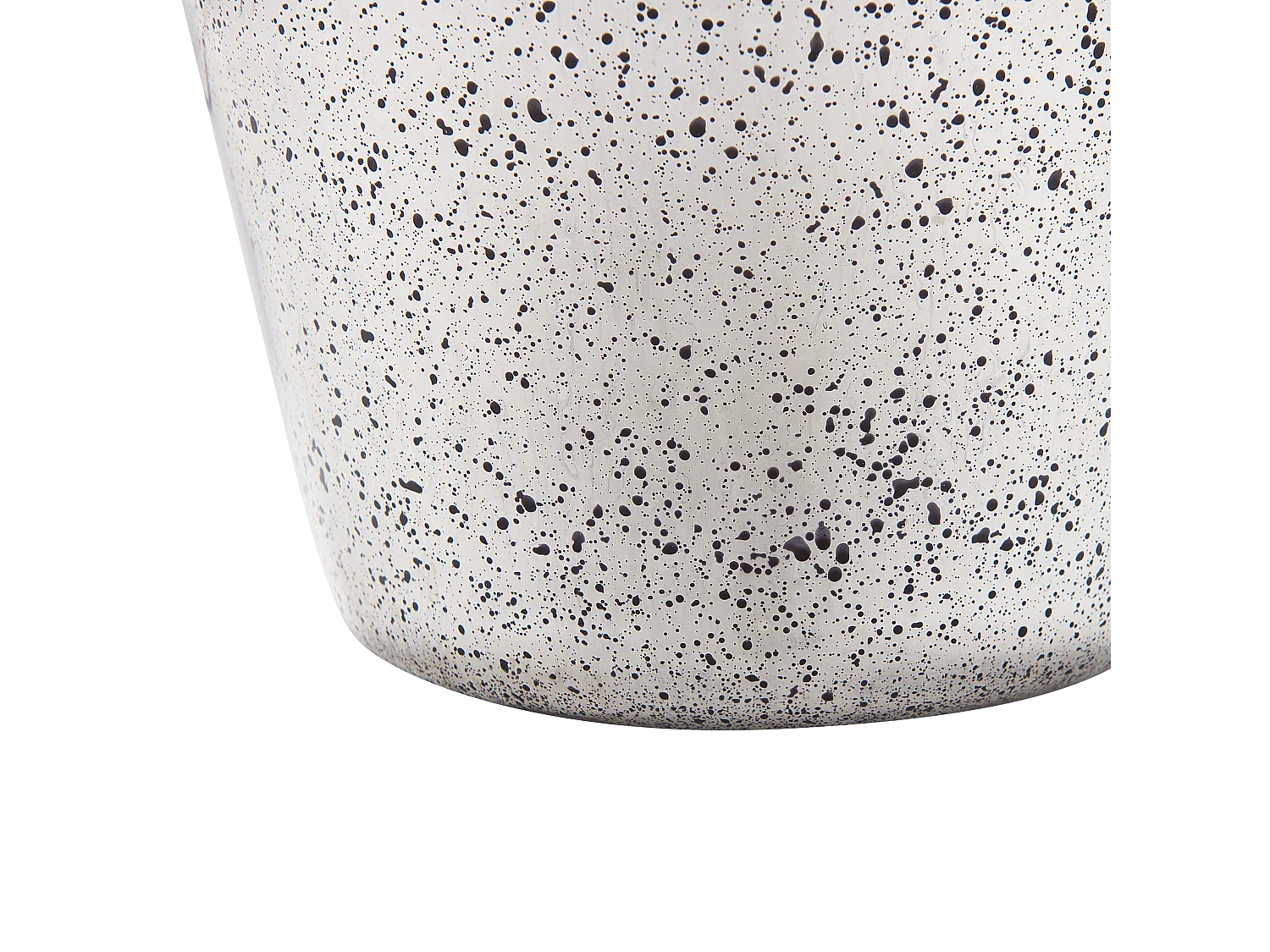 Vase à fleurs KACHORI Verre 40 cm Argenté