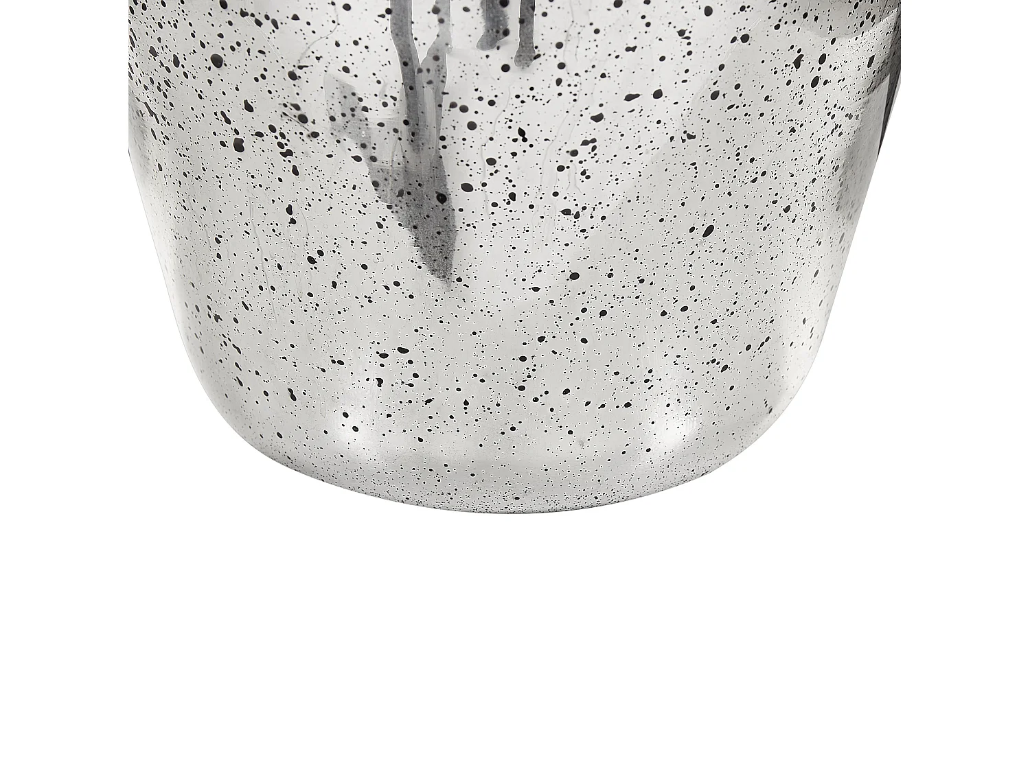 Vase à fleurs KACHORI Verre 40 cm Argenté