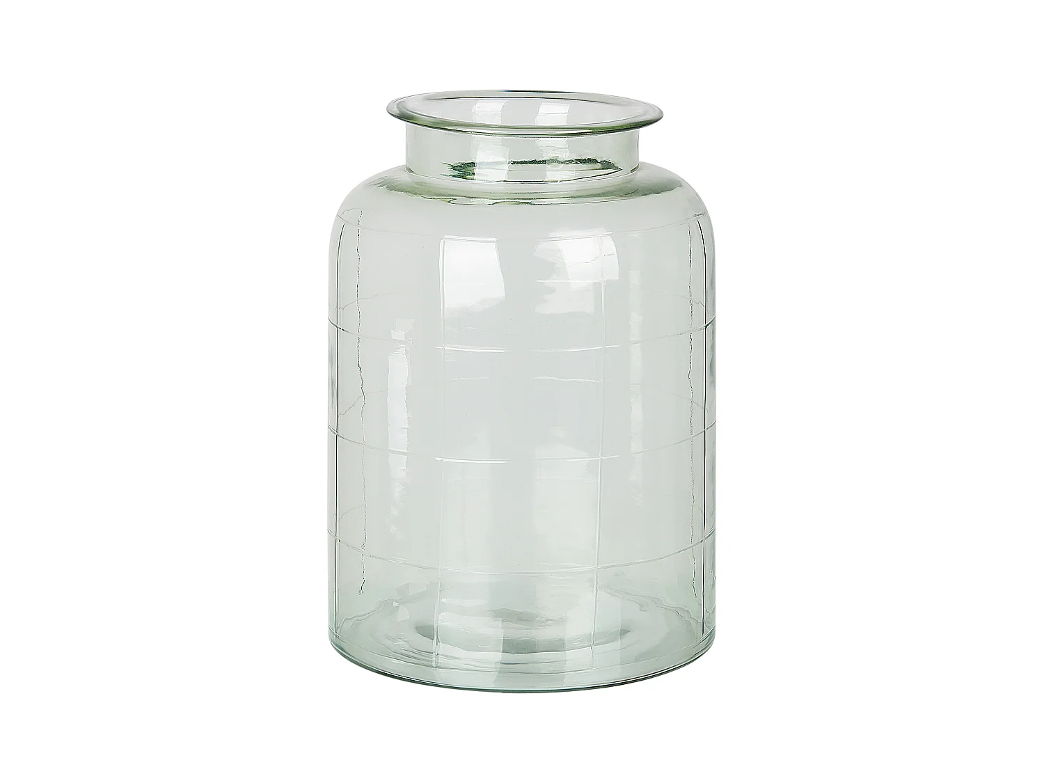 Vase à fleurs VINDALOO Verre 35 cm Vert clair