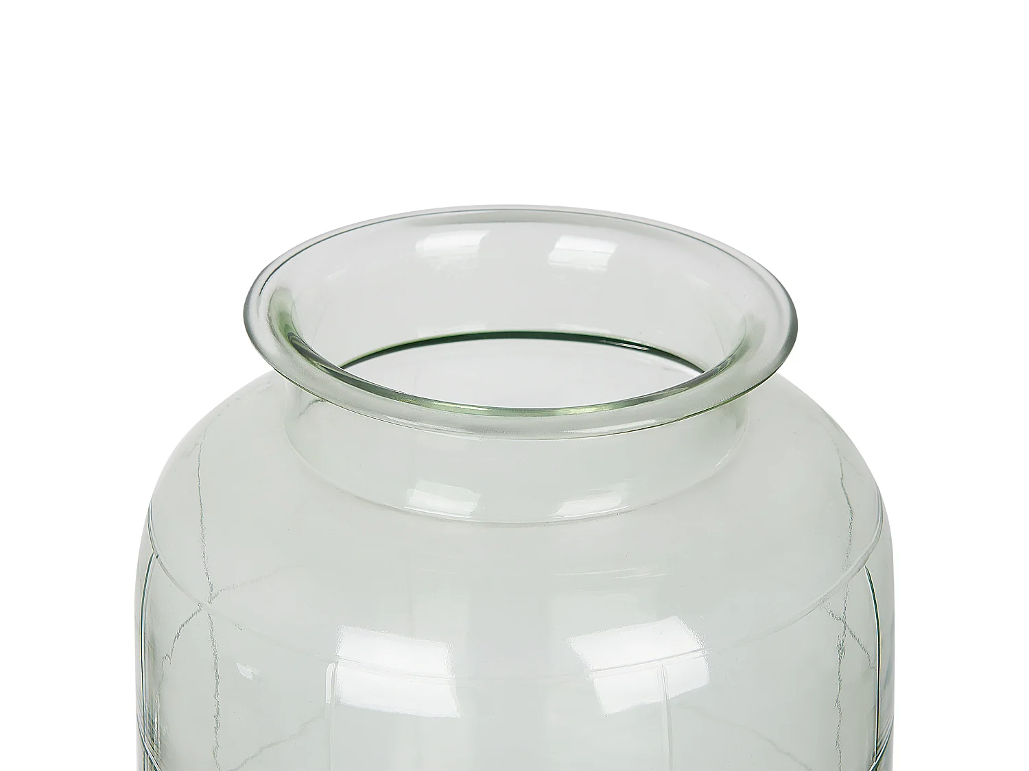 Vase à fleurs VINDALOO Verre 35 cm Vert clair