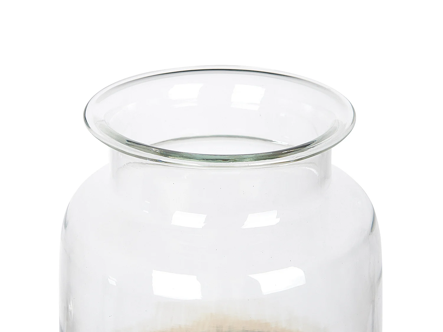 Dekorative Blumenvase 30 cm aus schillerndem Glas mehrfarbig Bhature