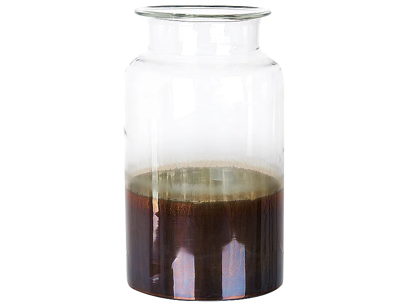 Jarro de flores BHATURE Vidro 30 cm Multicolor