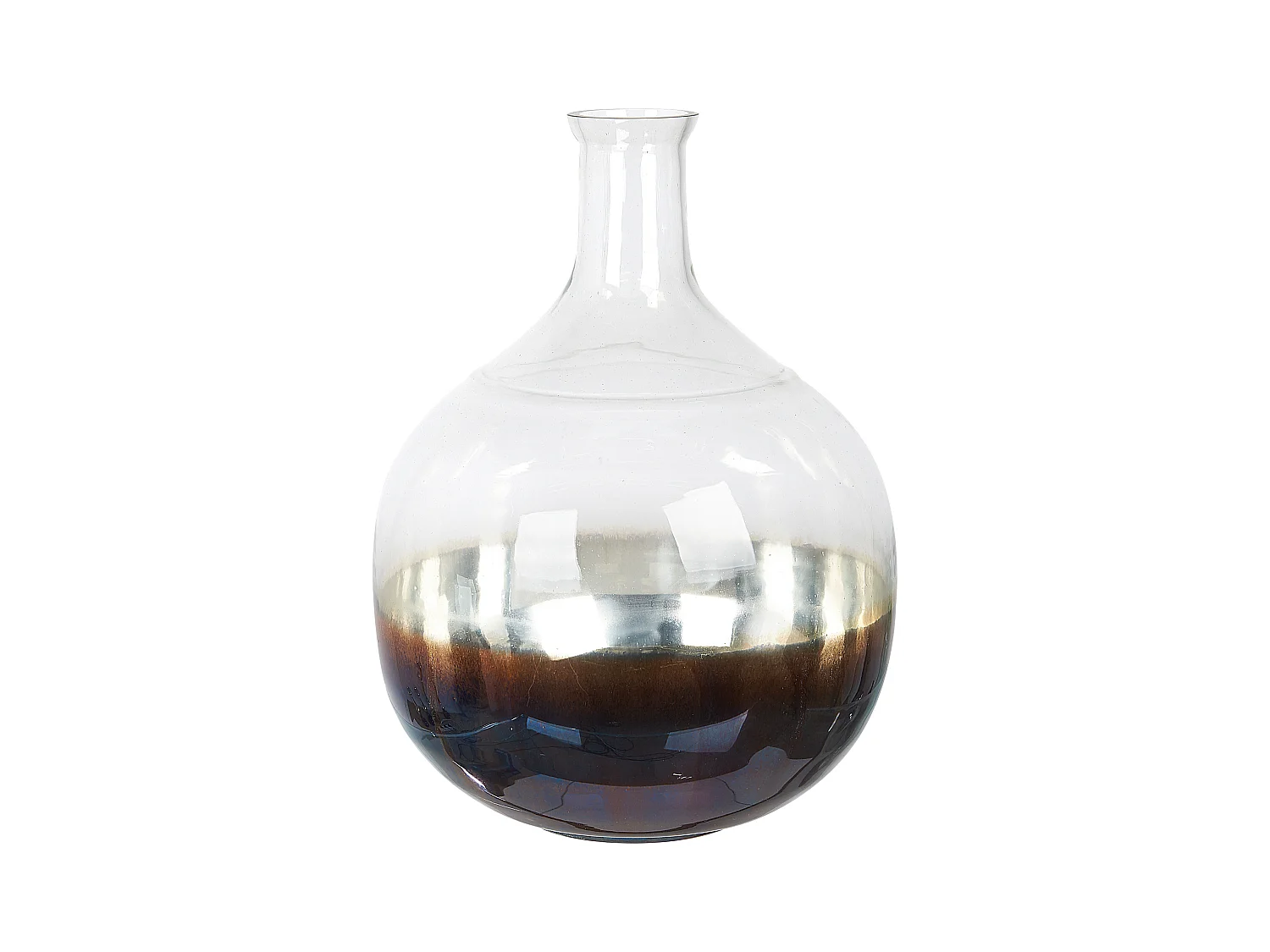 Blumenvase RAZALA Glas 40 cm Bunt