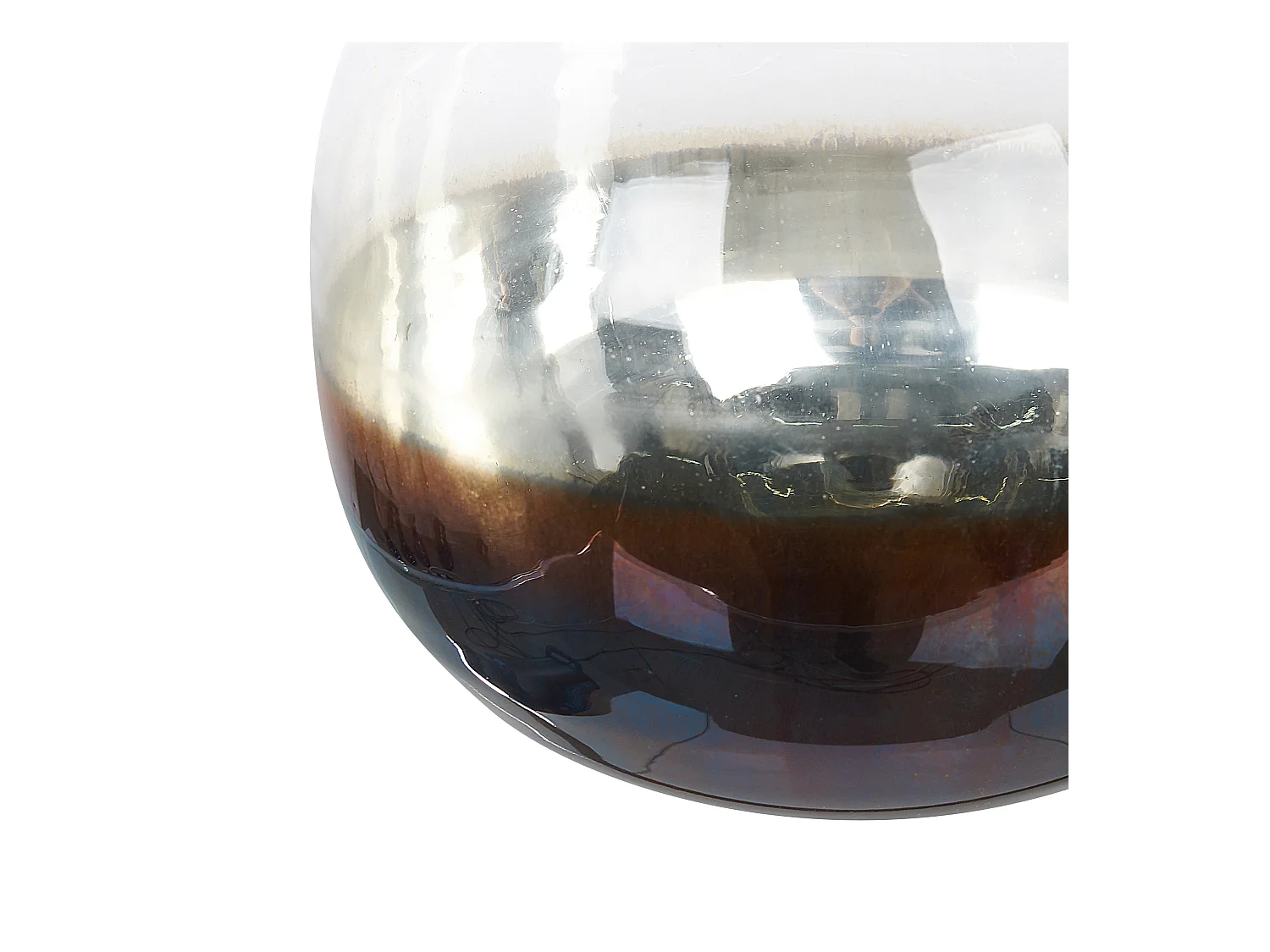 Blumenvase RAZALA Glas 40 cm Bunt