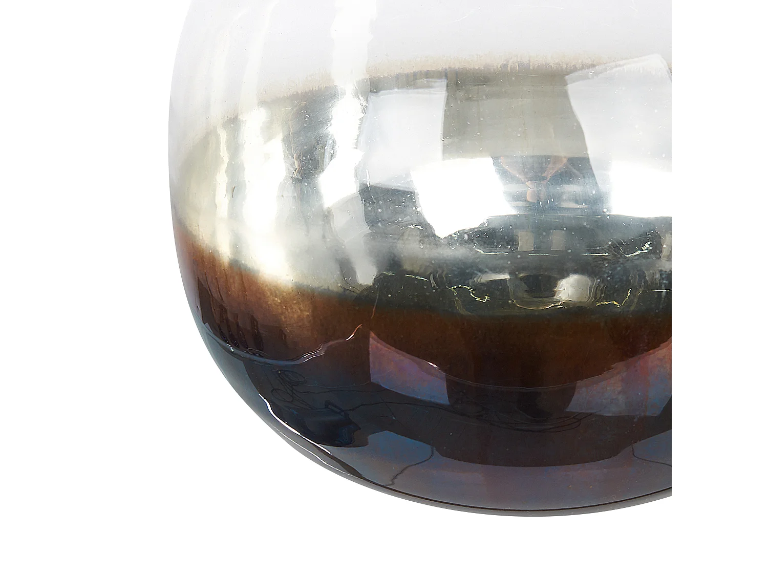 Blumenvase RAZALA Glas 40 cm Bunt