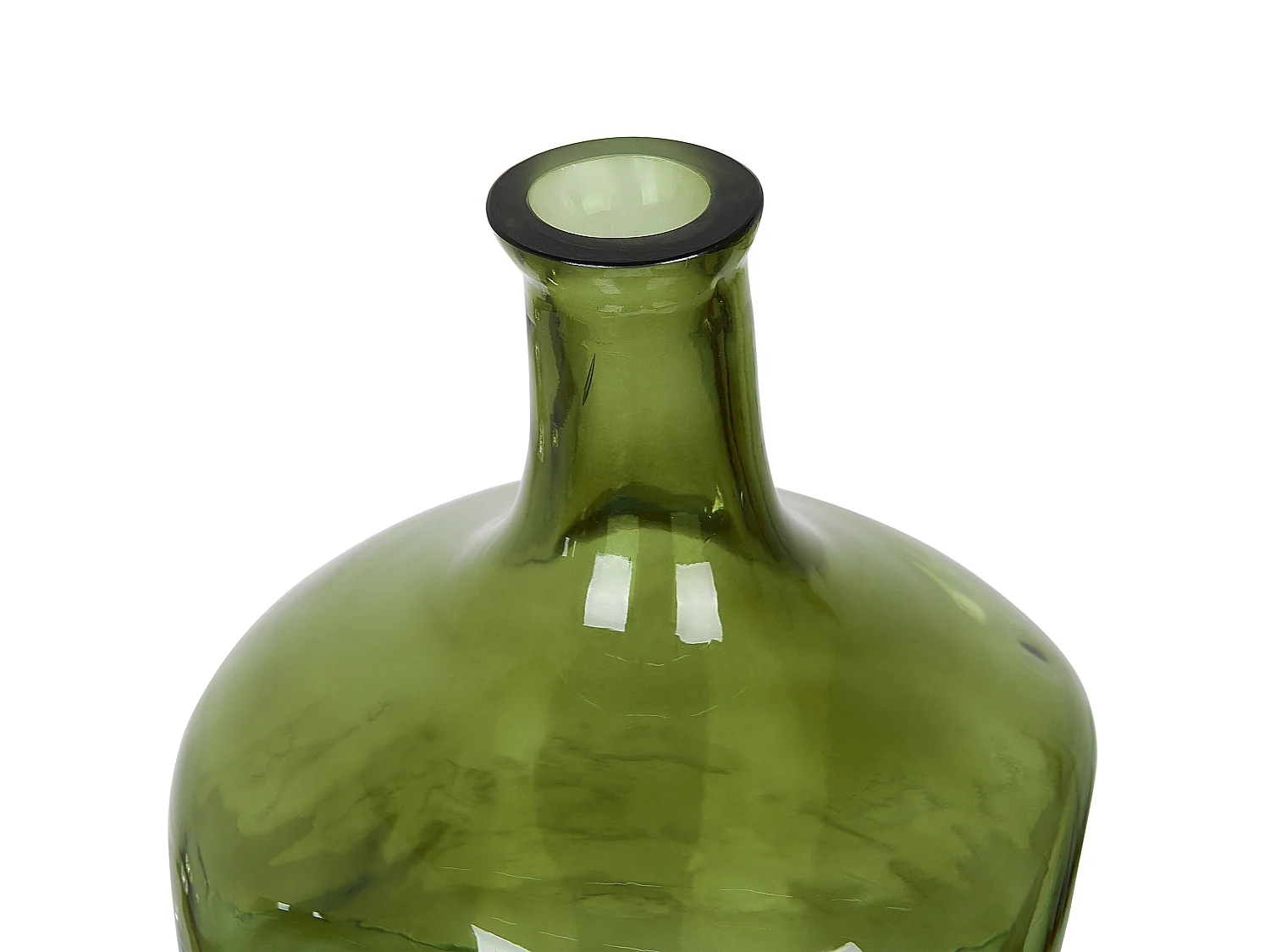 Vaso da fiori KERALA Vetro 30 cm Verde oliva