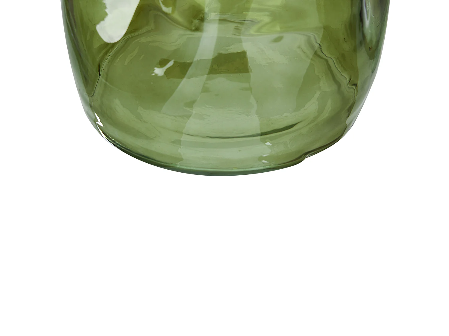 Vaso da fiori KERALA Vetro 30 cm Verde oliva