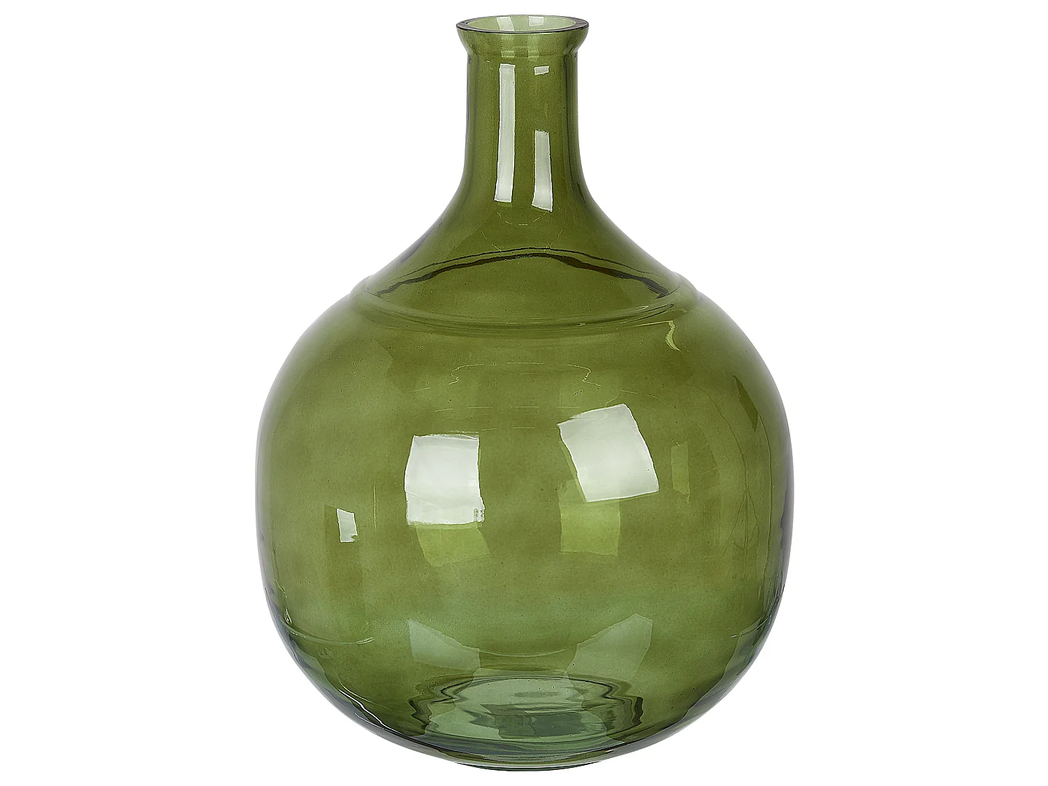 Bloemenvaas ACHAAR Glas 34 cm Olijfgroen