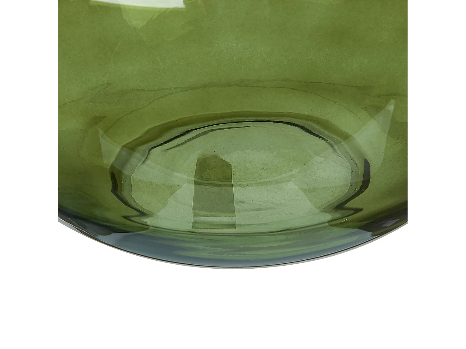 Bloemenvaas ACHAAR Glas 34 cm Olijfgroen