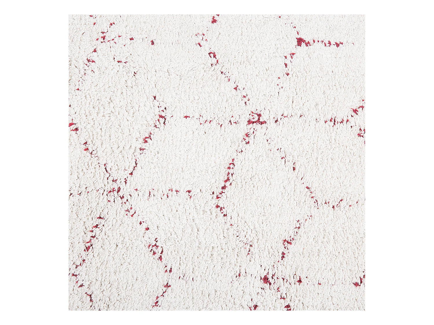 Teppich weiss 140 x 200 cm Shaggy SAKARYA