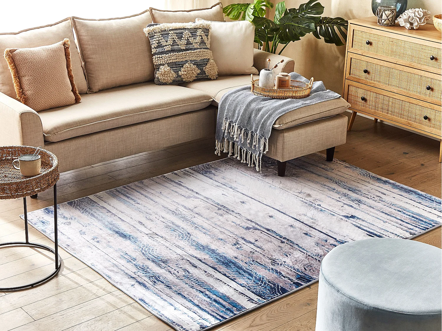 Rug DALLICA Grey 140 x 200 cm