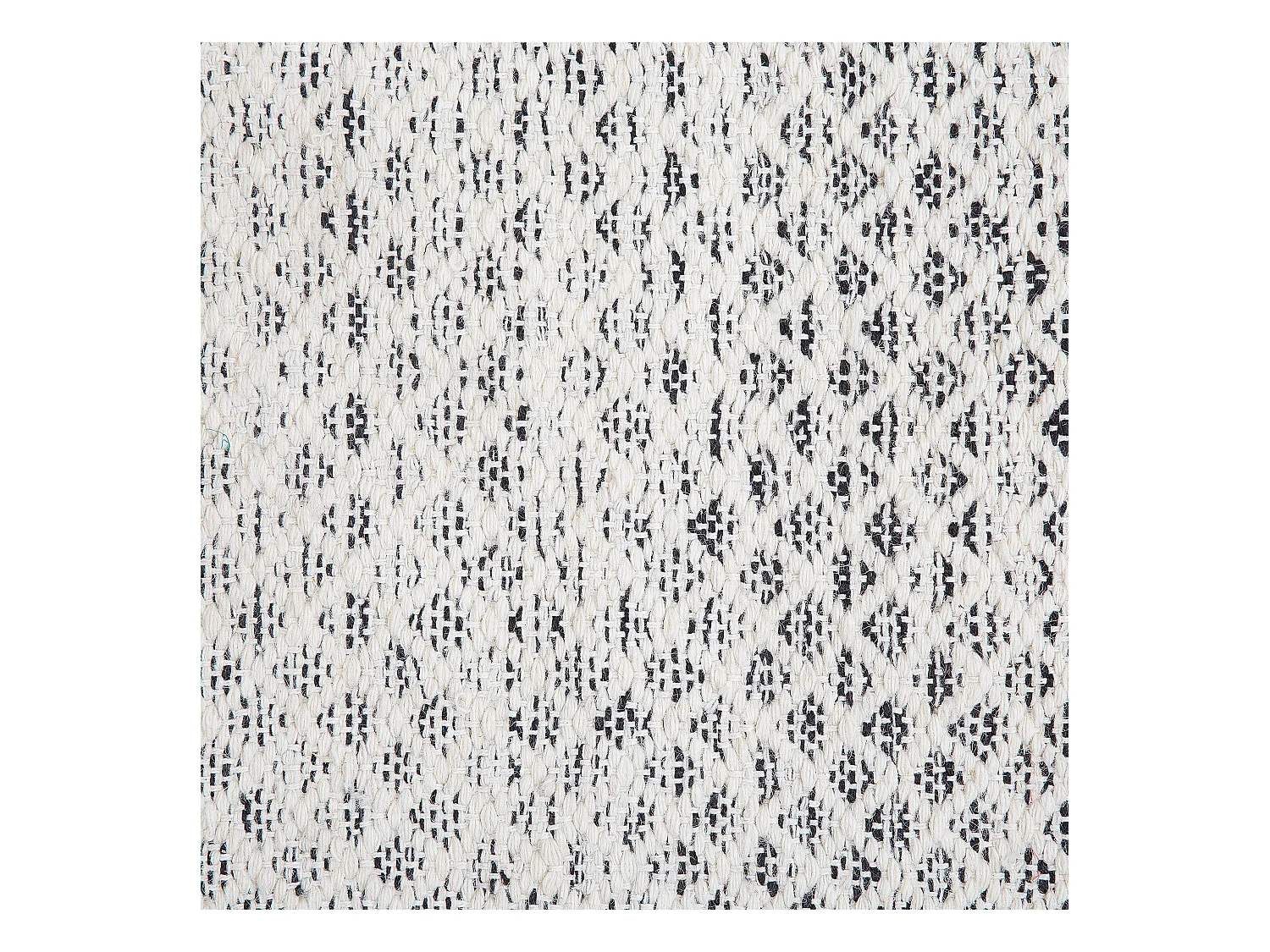 Vloerkleed wol zwart/wit 80 x 150 cm GEMLIK