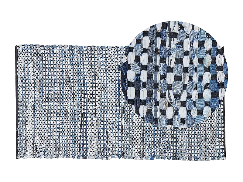 Dywan bawełniany 80 x 150 cm wielokolorowy ALANYA