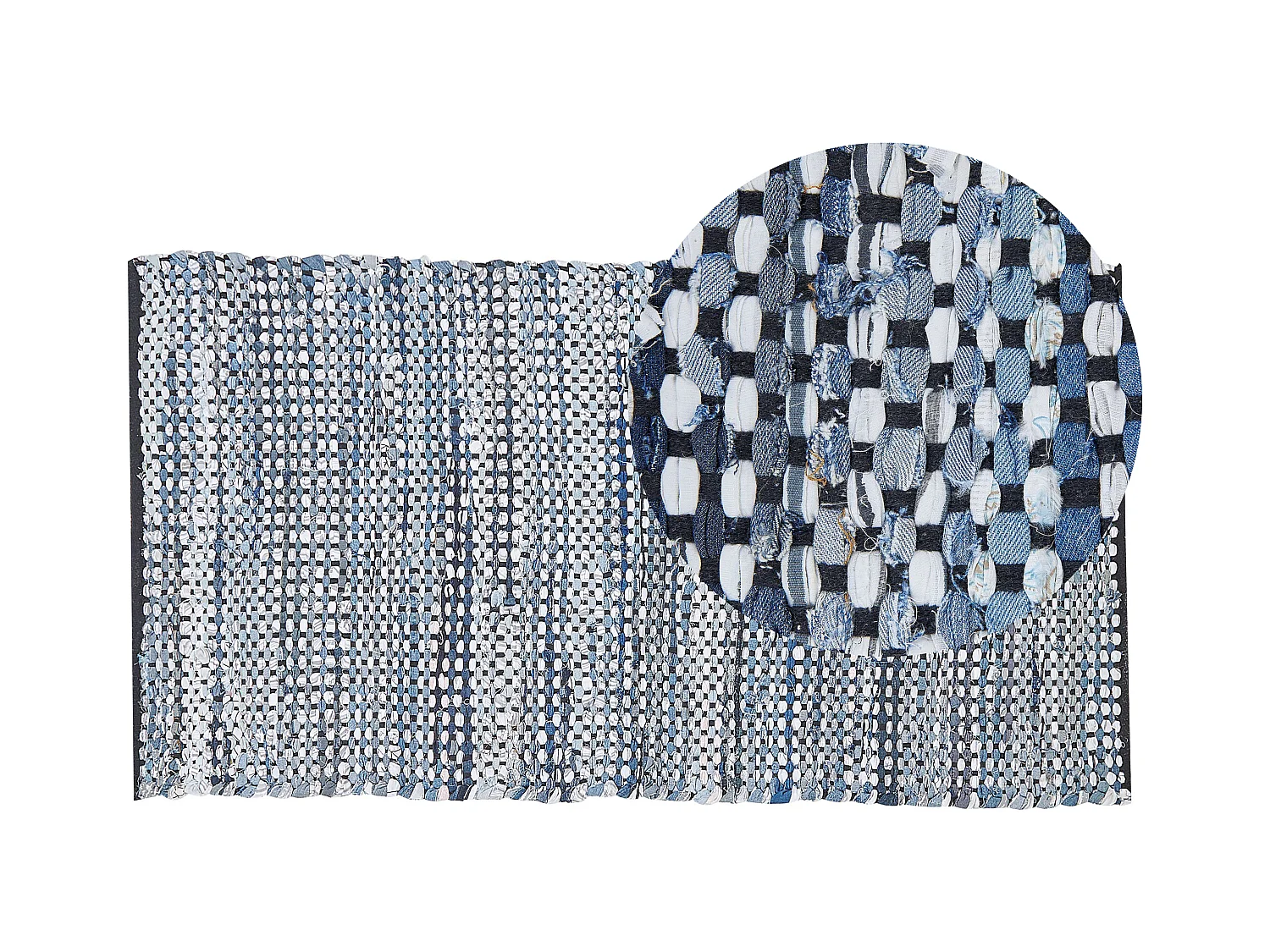 Dywan bawełniany 80 x 150 cm wielokolorowy ALANYA