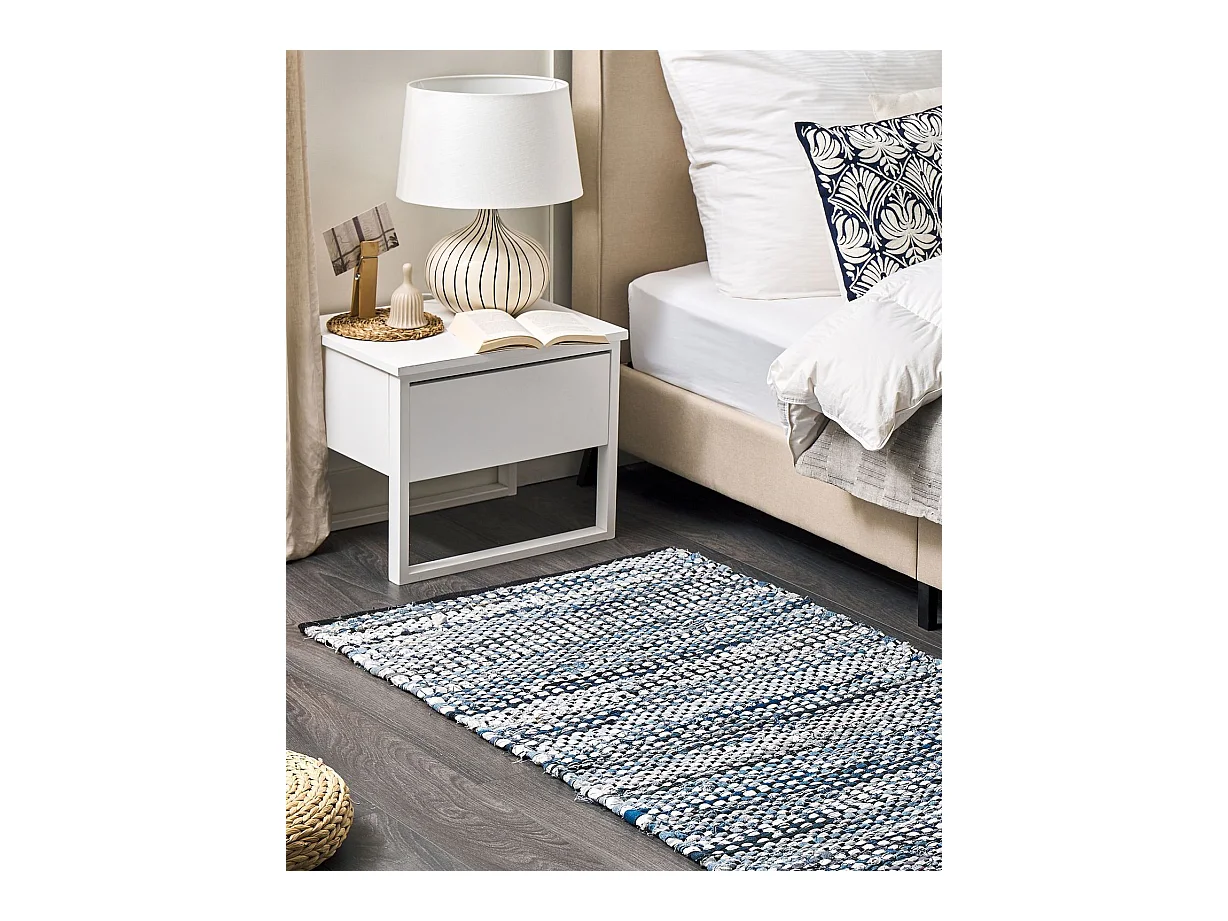 Dywan bawełniany 80 x 150 cm wielokolorowy ALANYA