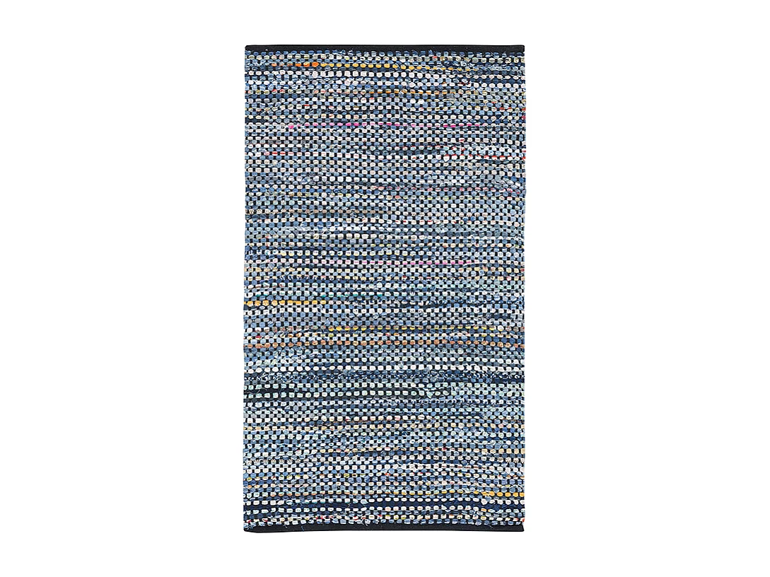 Tappeto multicolore in cotone 80 x 150 cm ALANYA