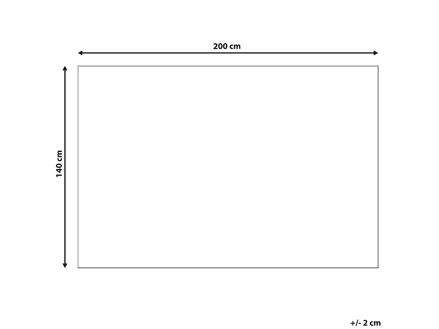 Vloerkleed polyester beige 140 x 200 cm TRABZON