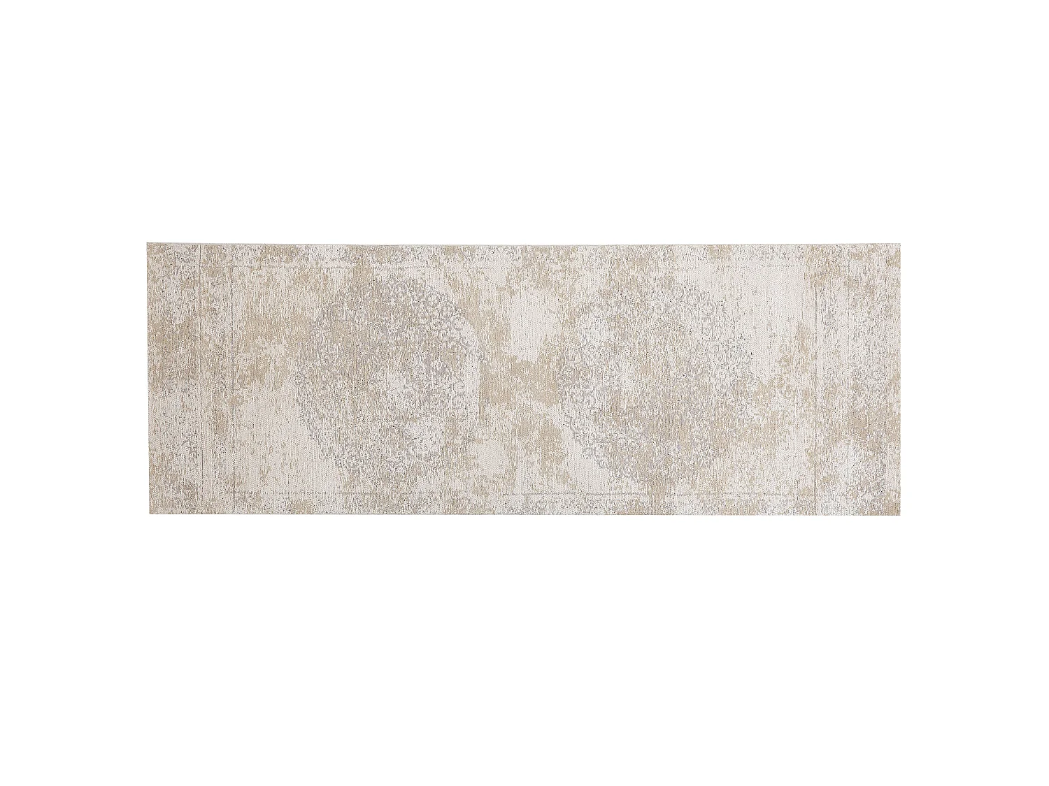 Vloerkleed vintage beige 60 x 180 cm BEYKOZ